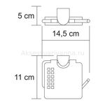 Kammel K-8325 Держатель туалетной бумаги с крышкой