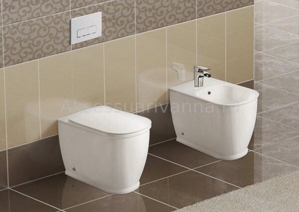 УНИТАЗ ПРИСТАВНОЙ BELBAGNO PRADO BB10150CB + BB10150SC