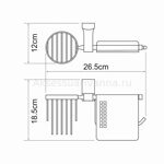 Leine K-5059WHITE Держатель туалетной бумаги и освежителя