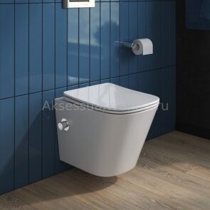 УНИТАЗ ПОДВЕСНОЙ С ФУНКЦИЕЙ БИДЕ И СМЕСИТЕЛЕМ BELBAGNO DUE BB3103CHR-BS/S