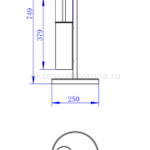 Стойка напольная (ерш+бумагодержатель) Felice F 0510